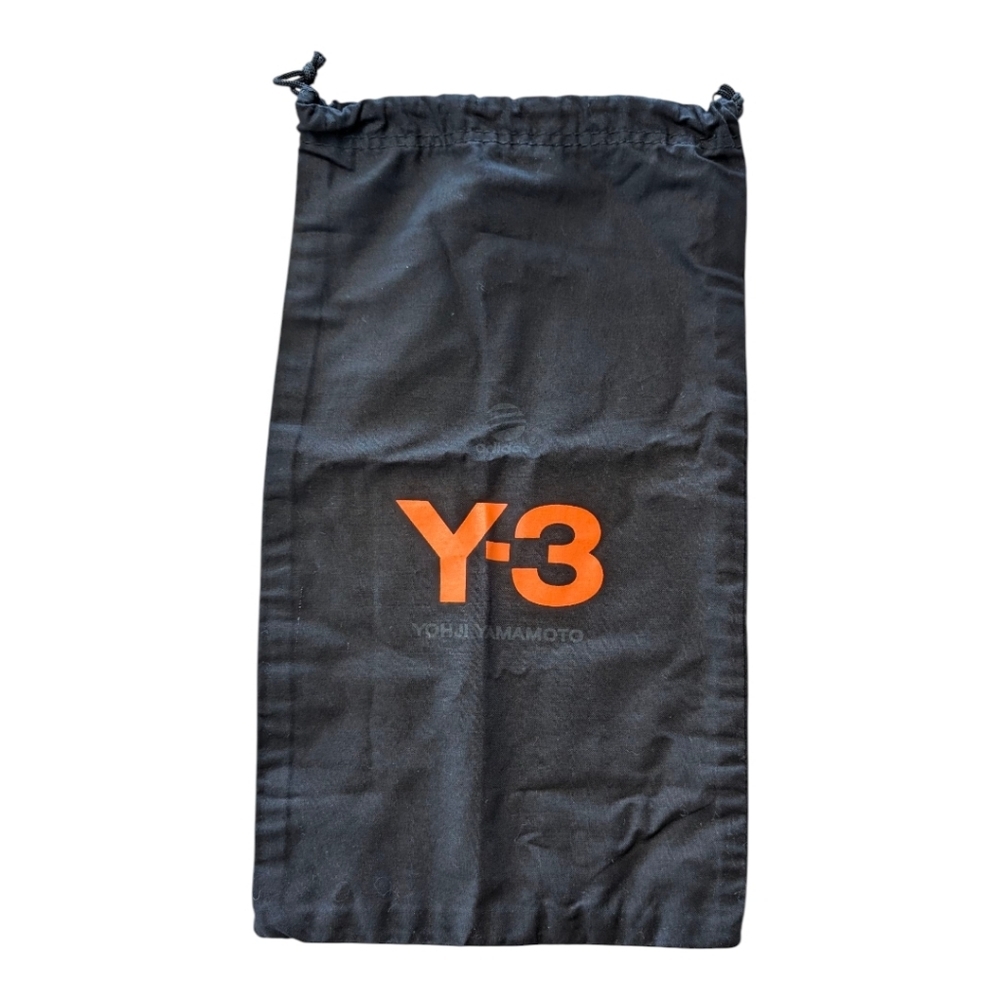 Y-3 Yohji Yamamoto Adidas Dust Bag Orange Black 14.5"x8" Storage Bag Authentic